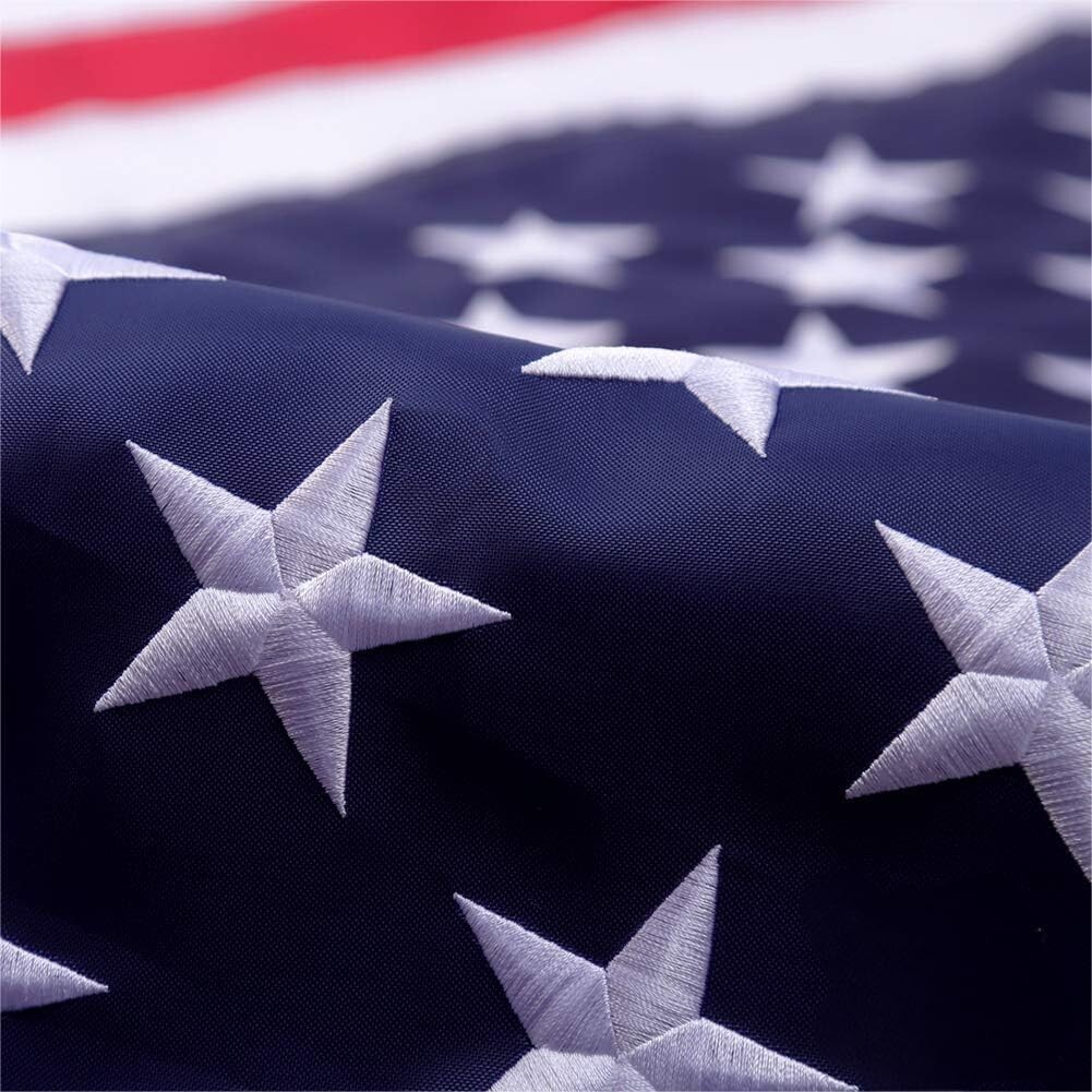 American Flag Large US Flags Made in USA Heavy Duty Embroidered Stars 6 X 10 Ft