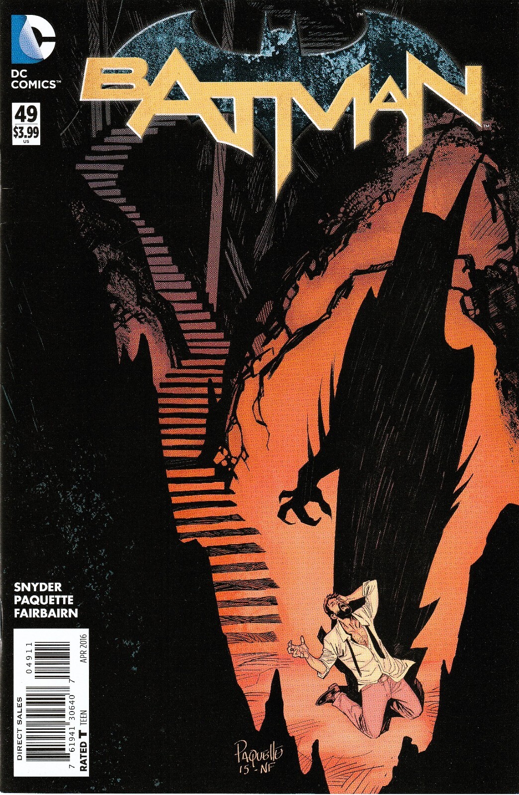BATMAN #49 (2011) SCOTT SNYDER / YANICK PAQUETTE ART & COVER~ UNREAD NM