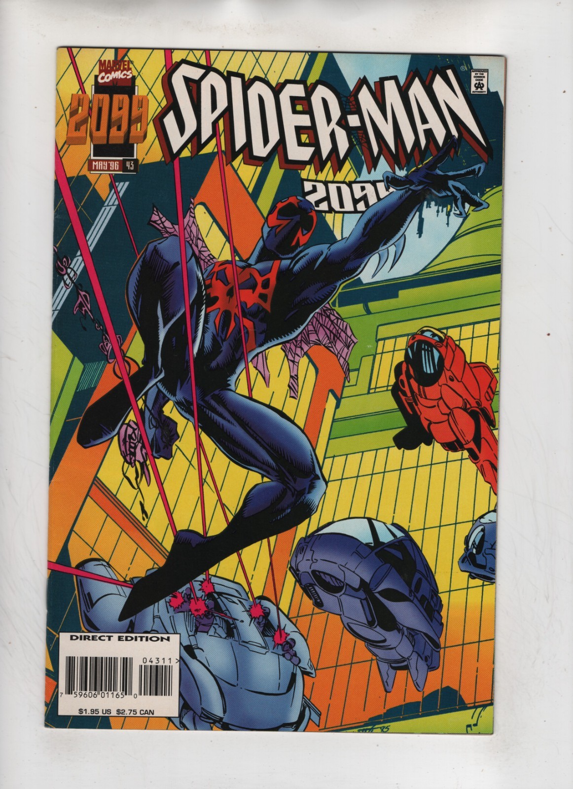 Spider-Man 2099 Issue #43 Comic Book. Peter David. Andrew Wildman. Marvel 1996