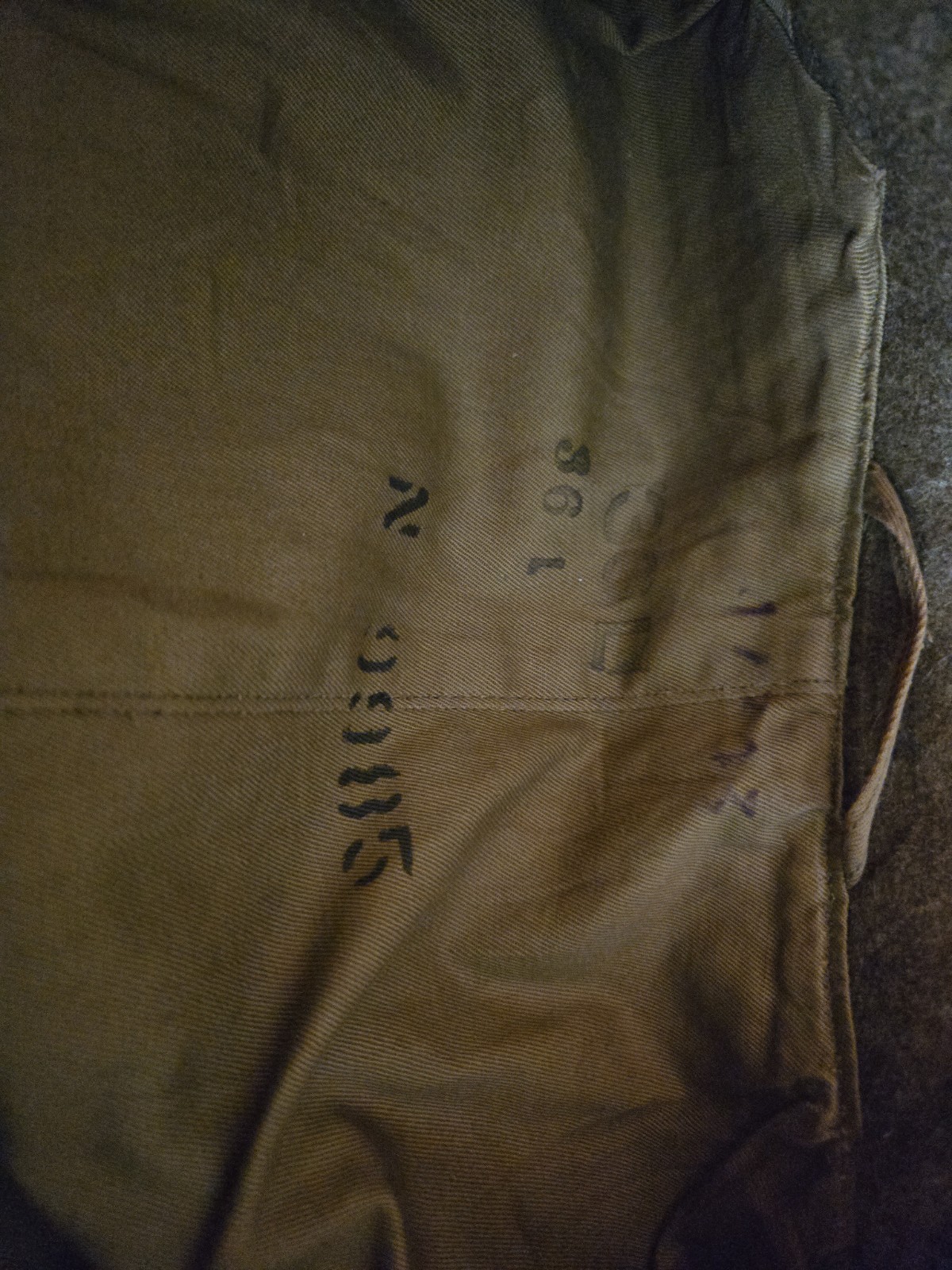 US Army Trenchcoat Uniform Overcoat Vintage WW2 Korean war Wool Coat 36L