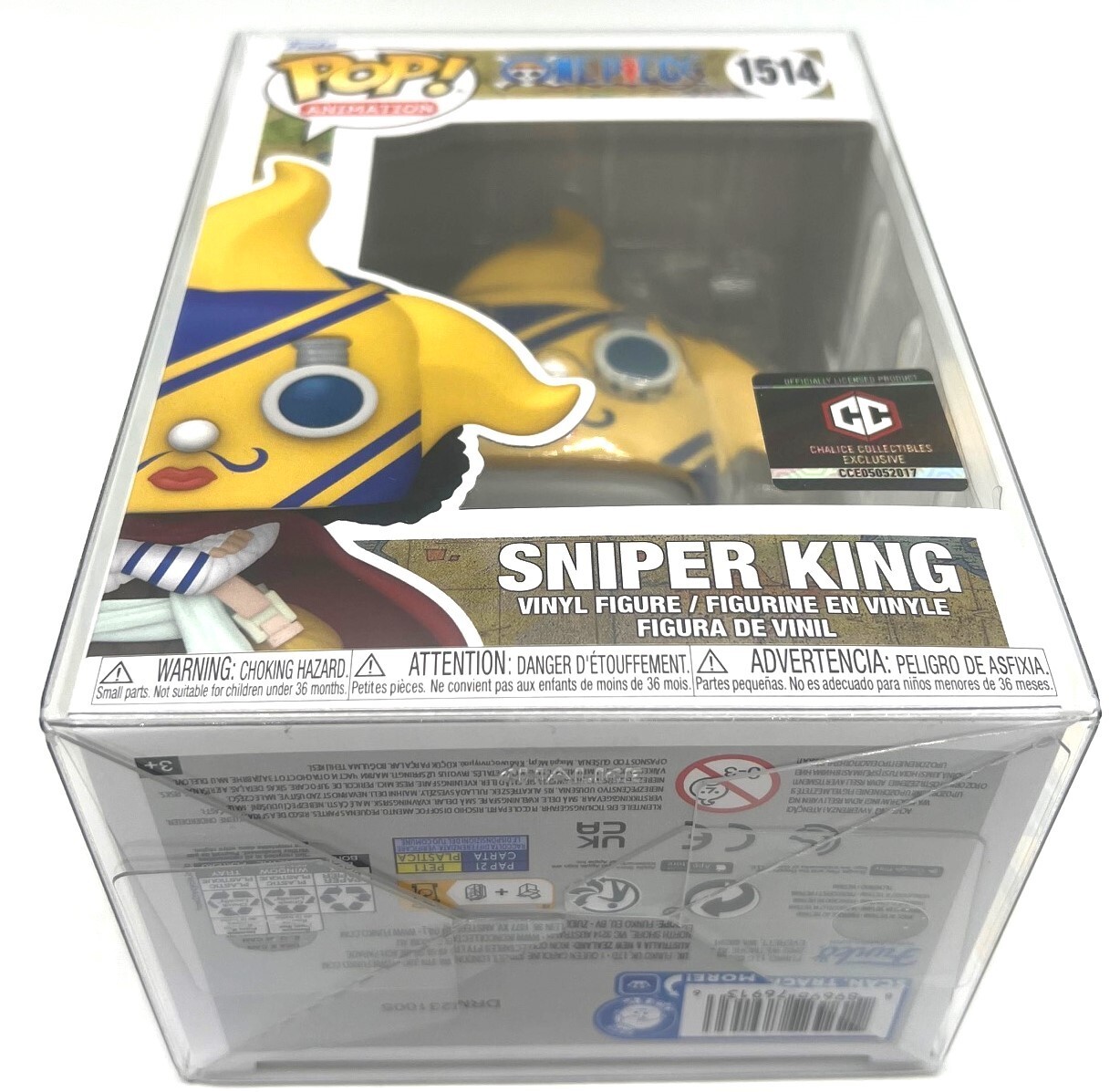 Funko Pop! One Piece Sniper King #1514 Chalice Exclusive CCI with Protector