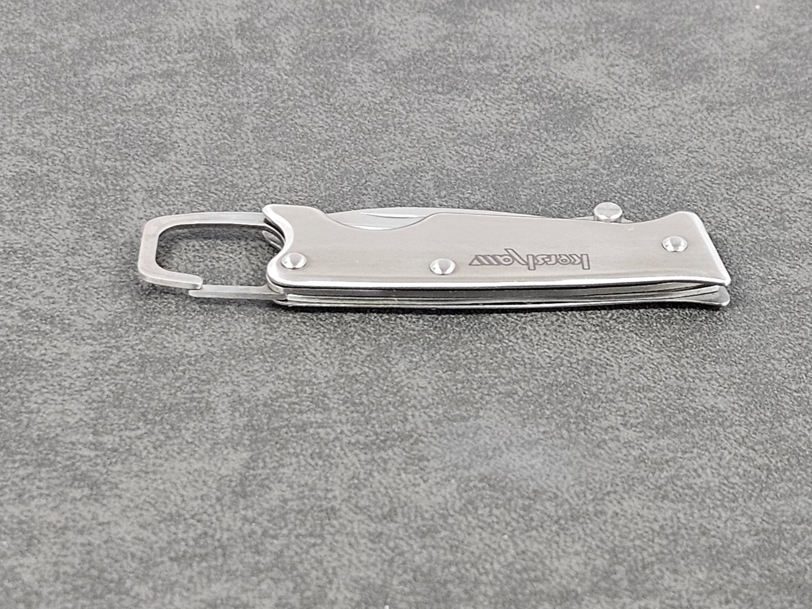 Kershaw Kai 1001 Twocan JEEP Pocket Knife Carabiner Discontinued Rare W/Box