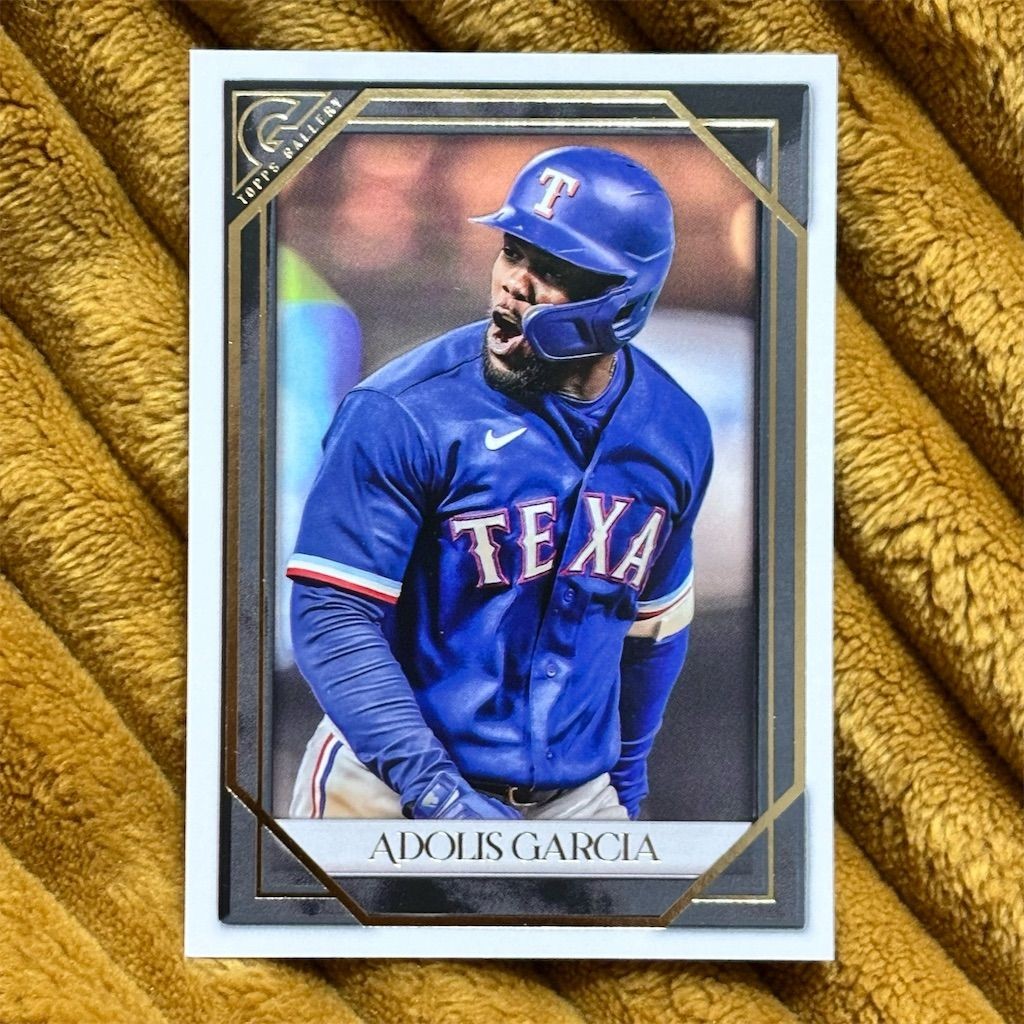 Adolis Garcia 2022 Topps Gallery #110 Baseball Card Texas Rangers MLB