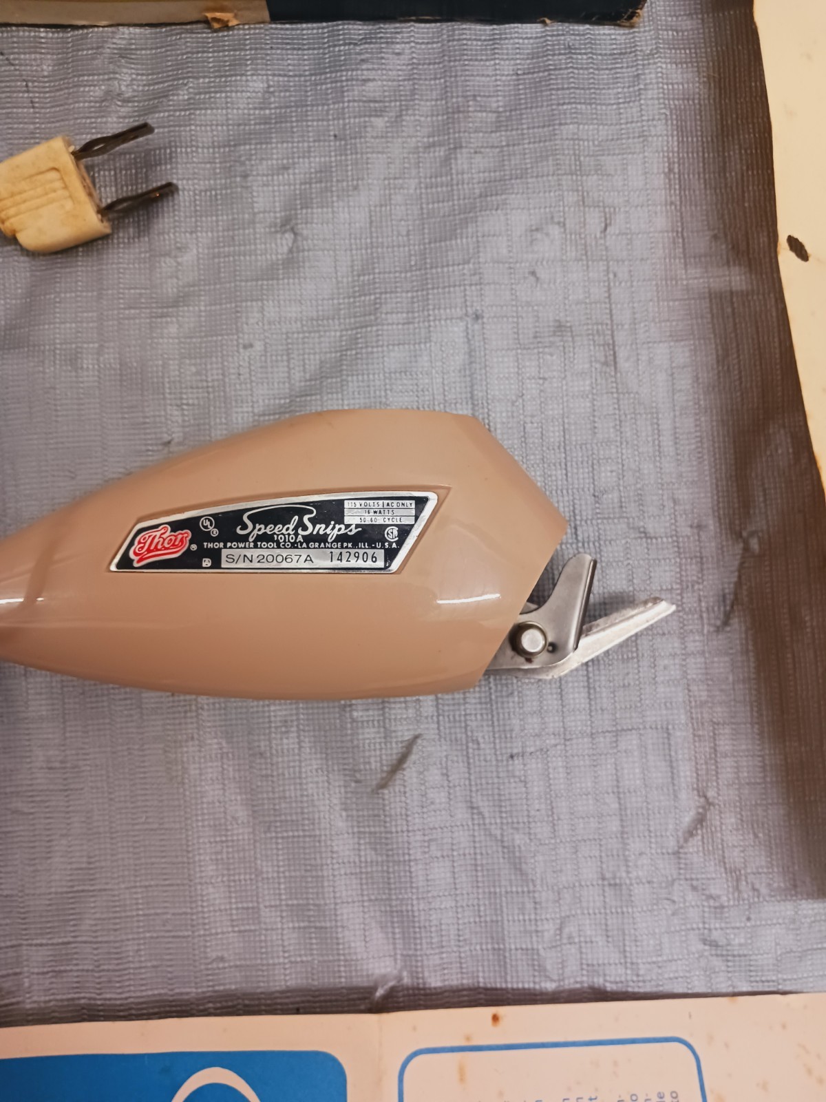 Speed Snips Vintage Electric Scissors Thor Speed Snips