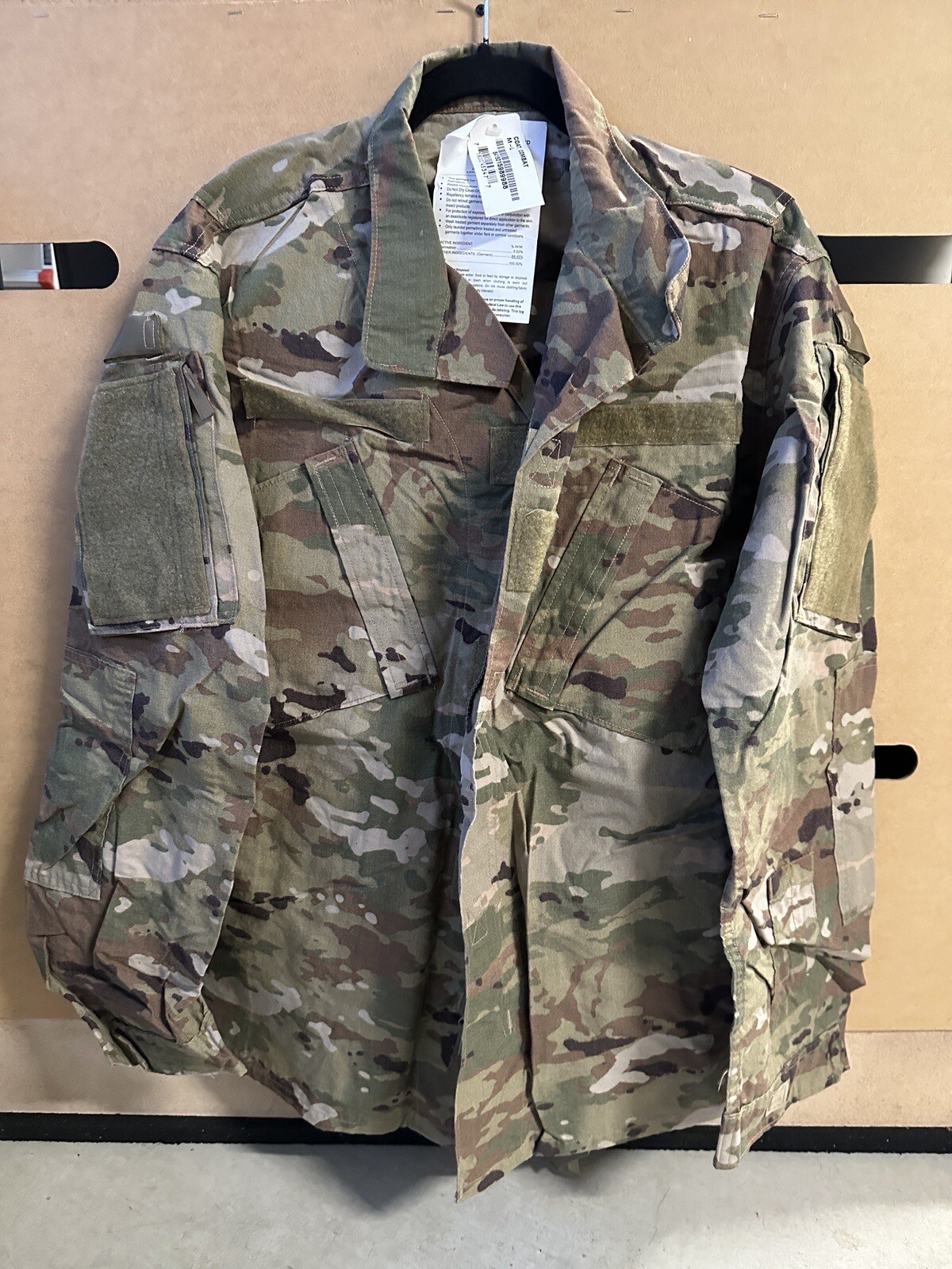 New with tags, Army OCP Combat Uniform Blouse; Flame Resistant; Size Medium Long
