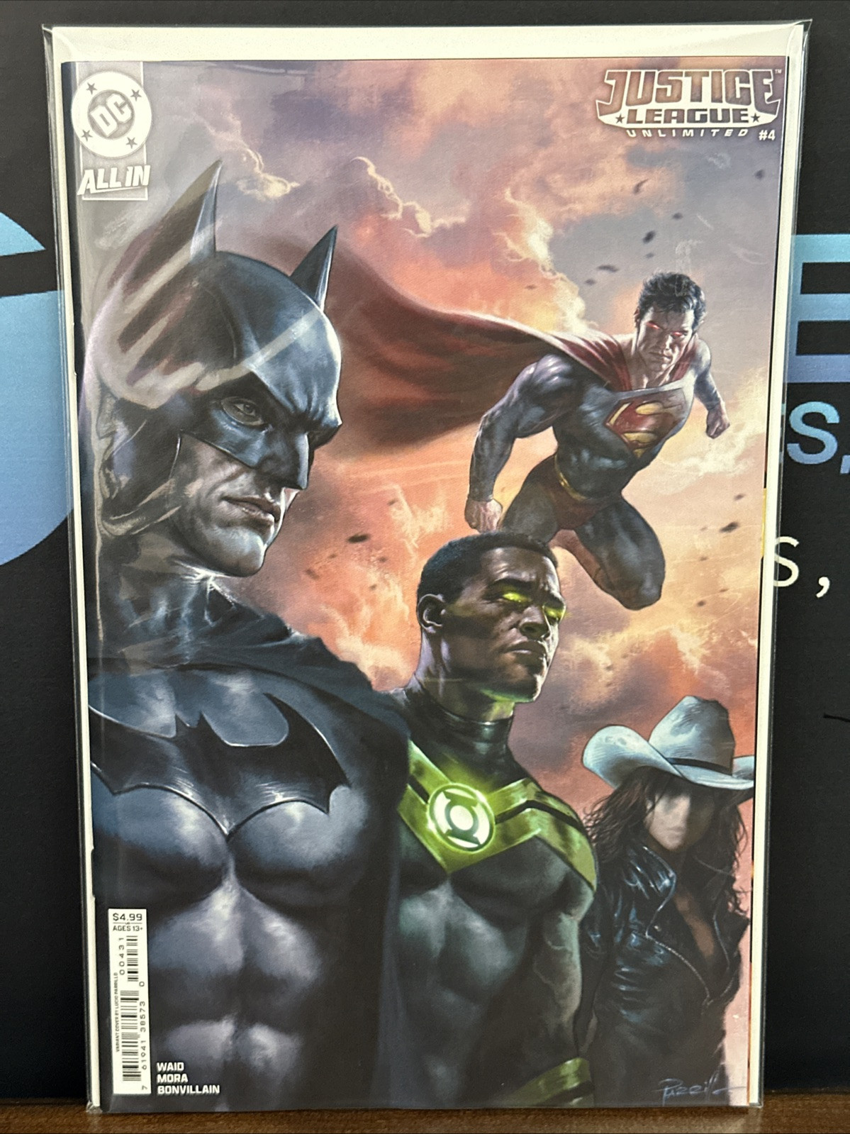 Justice League Unlimited #4 CVR C Lucio Parrillo Card Stock Cover Variant 2/26