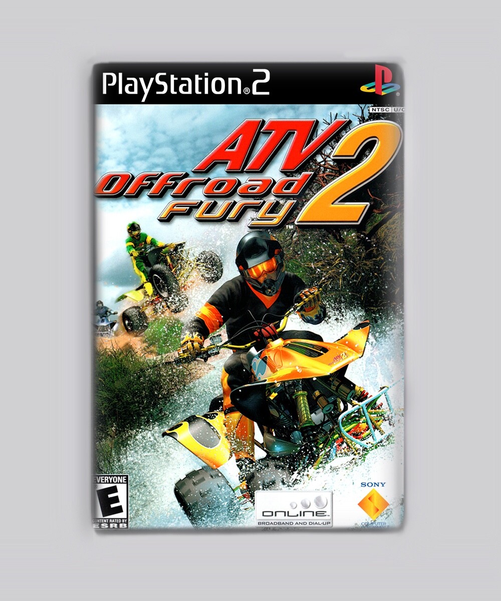 ATV OFFROAD FURY 2 / PS2 – 2″x3″ FRIDGE MAGNET (playstation 2 retro
