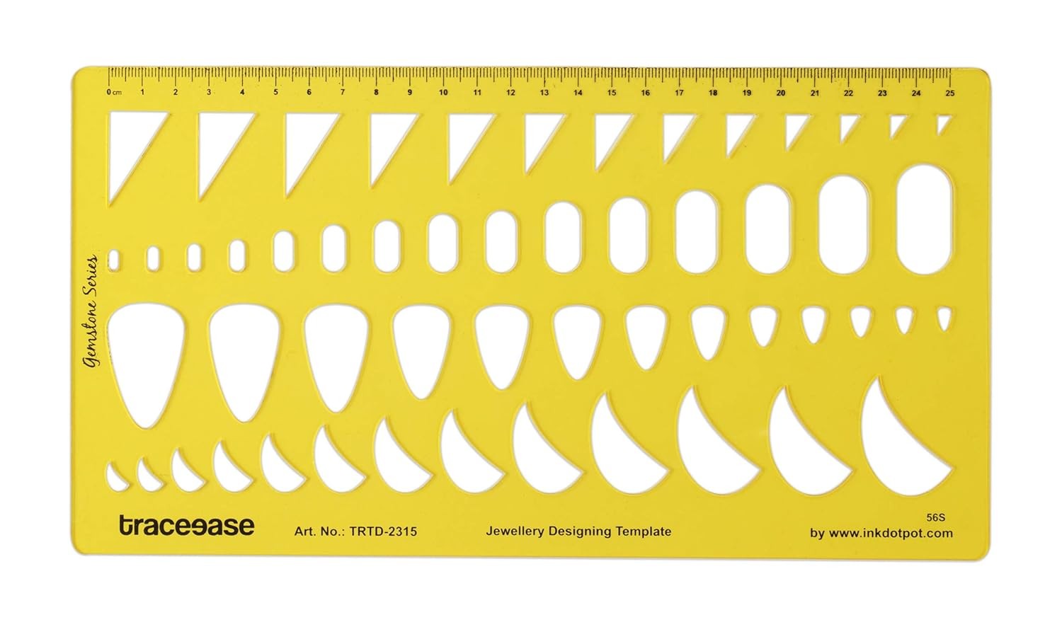 Multiple Gemstone Shapes Guide Jewelry Templates Drafting Tools Jewellery Design