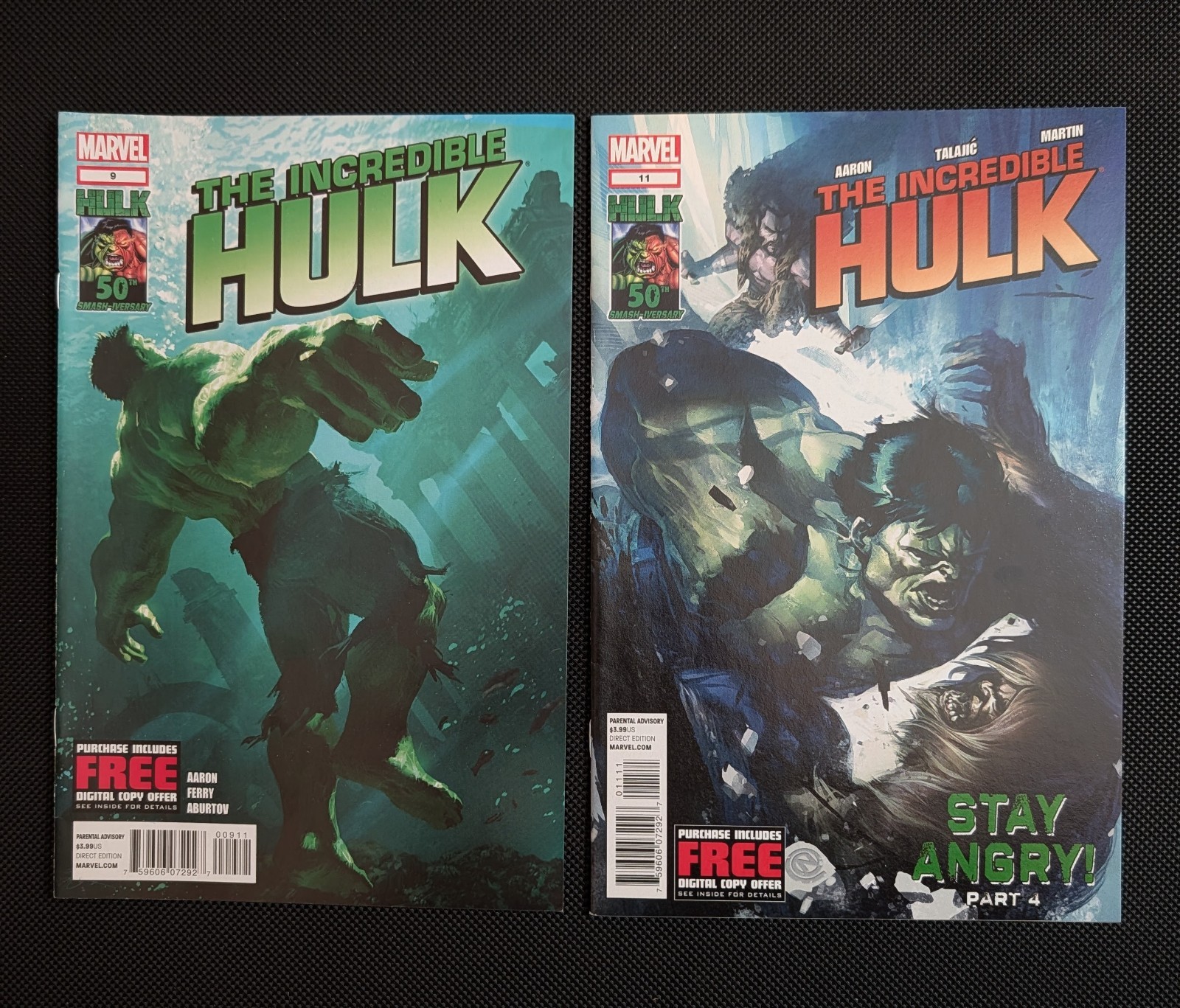 The Incredible Hulk #9 & #11 (2012) 🔥 TWO FOR ONE DEAL!