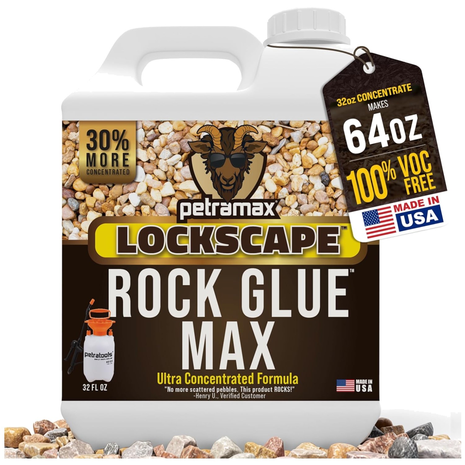 Max Rock Glue – Landscape Adhesive 32oz