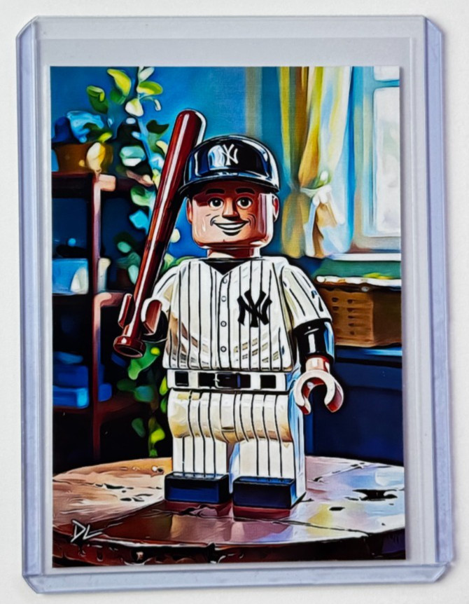 Mickey Mantle Limited Edition Artist Signed “The Minifigure” Trading Card 4/10