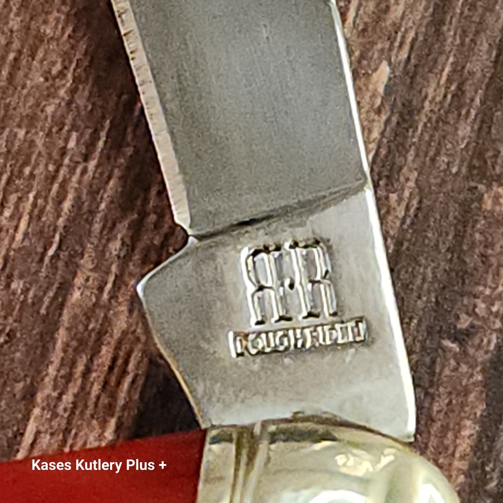 Rough Rider RR2228 Texas Toothpick Folding Pocket Knife 3″ Closed Red Bone