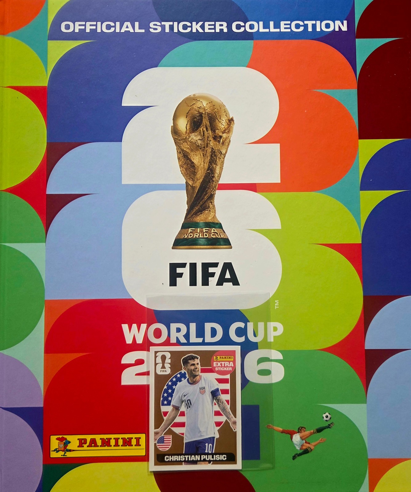 Panini World Cup 2026 Stickers EXTRA BRONZE Christian Pulisic USA NEW 1:100