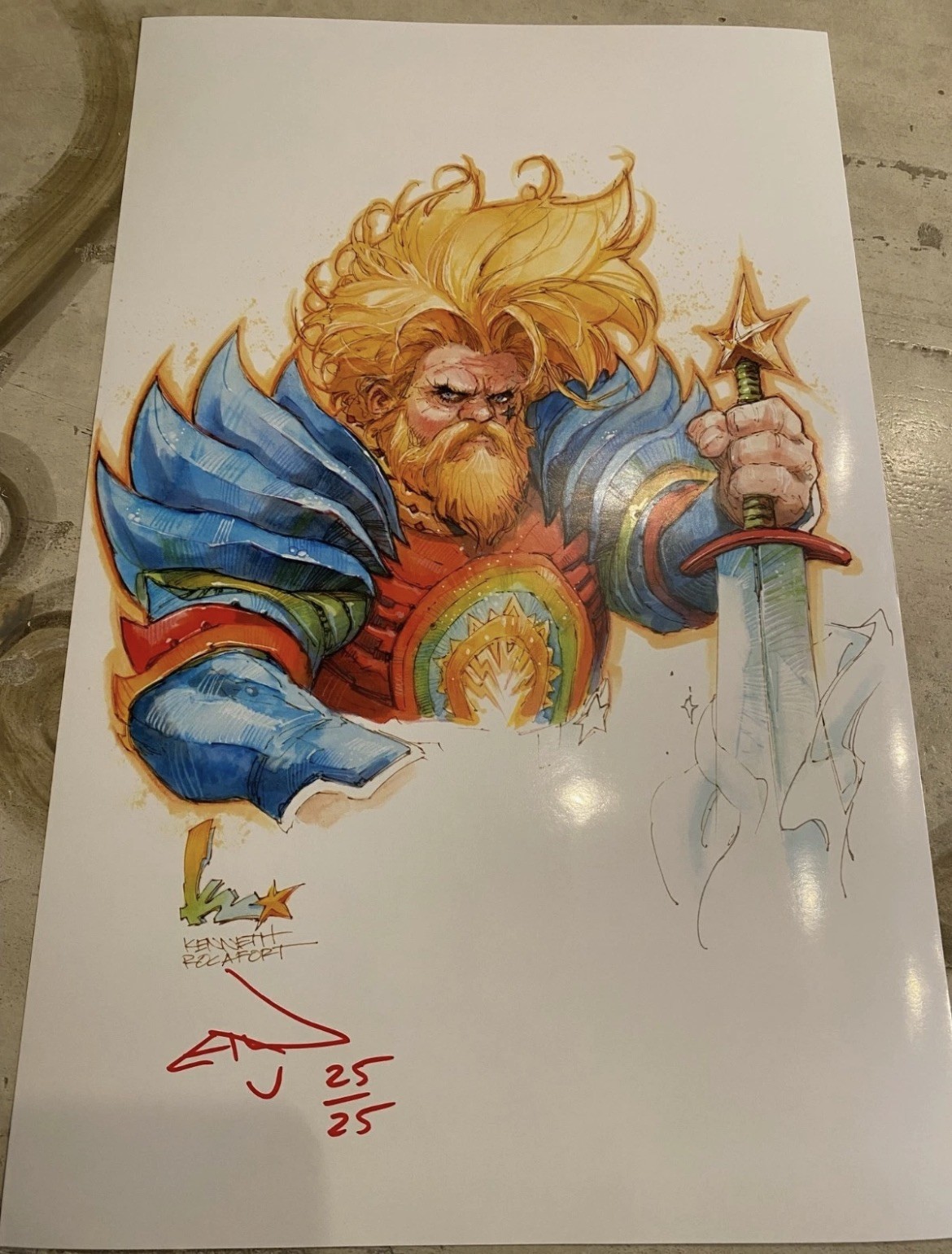 REIGNBOW THE BRUTE by Rocafort! Ethan Van Sciver Signed & Numbered (LTD 25)