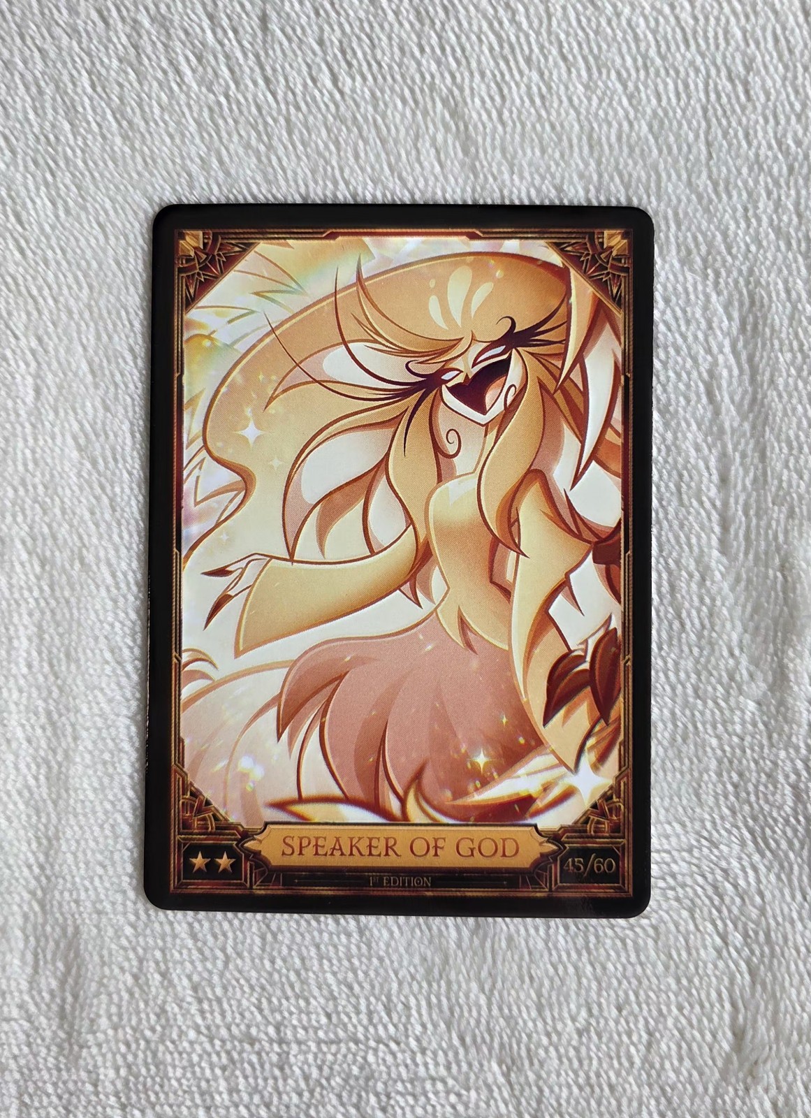 Hazbin Hotel Season 2 Trading Cards Speaker of God 45/60 Uncommon 1st Edition