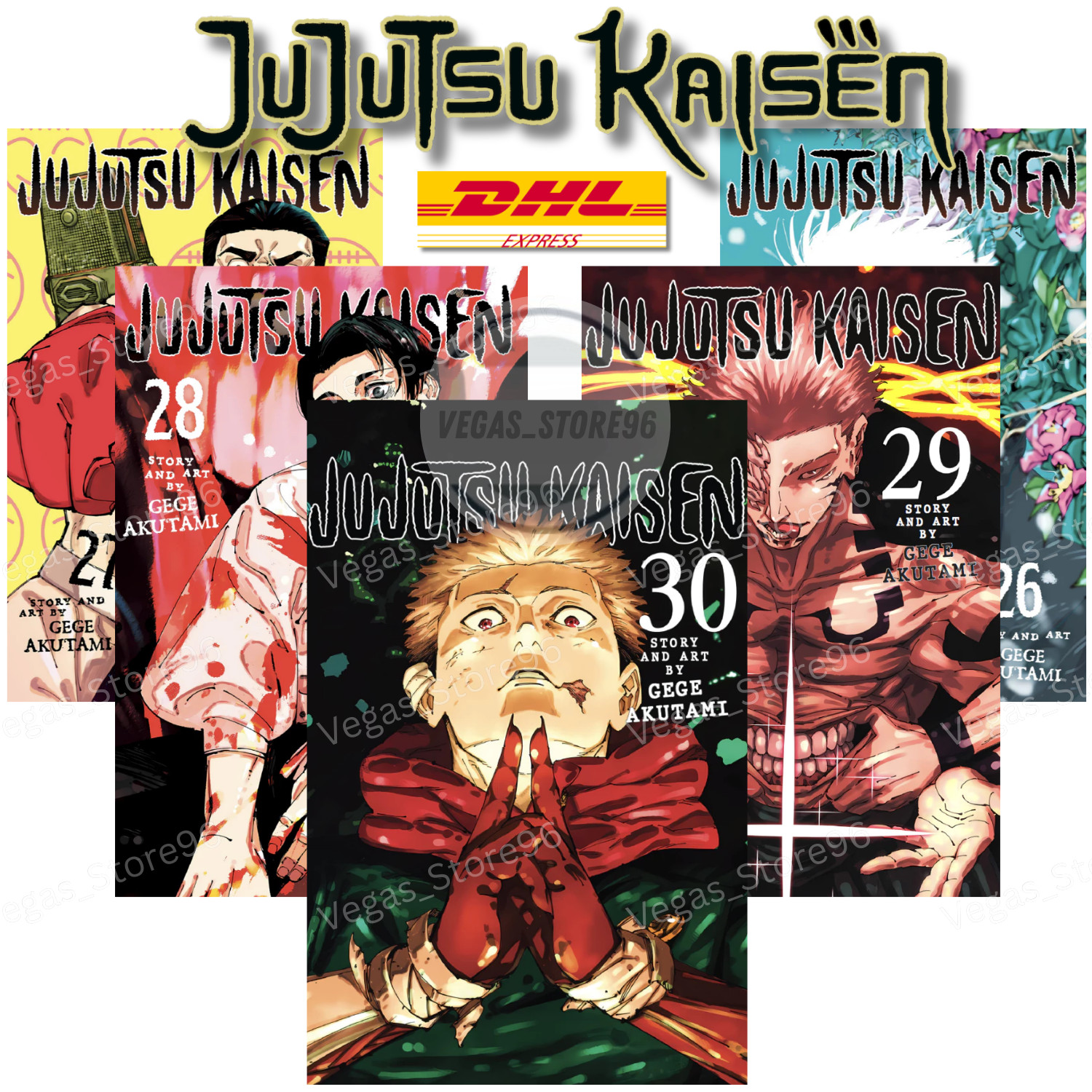 Jujutsu Kaisen Manga English NEW Vol 0-30 (Full Set/Half) By Gege Akutami DHL