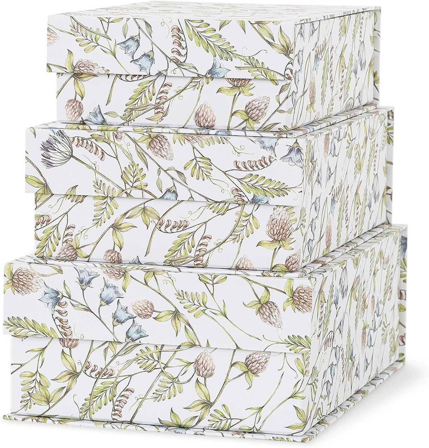NEW Decorative Storage Boxes with Magnetic Closure, Set of 3 Memory K…