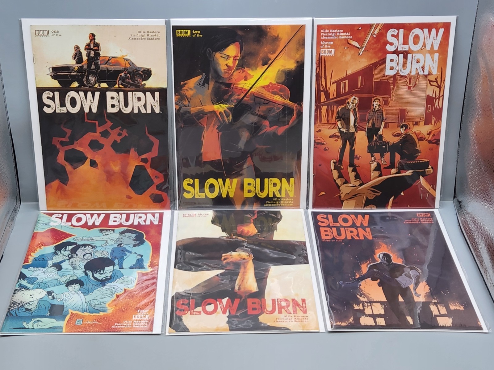 Slow Burn #1,2,3,4,5+Variant Complete Series BOOM! Studios 2023/Free Shipping