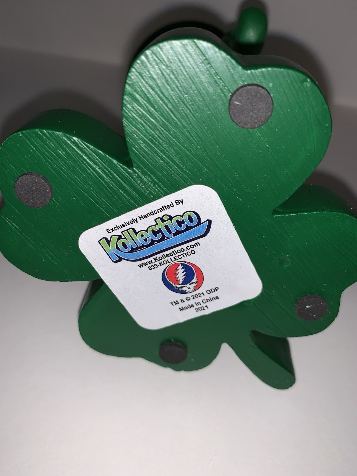 Grateful Dead DANCING SHAMROCK BEAR Kollectico Bobblehead NIB NEW
