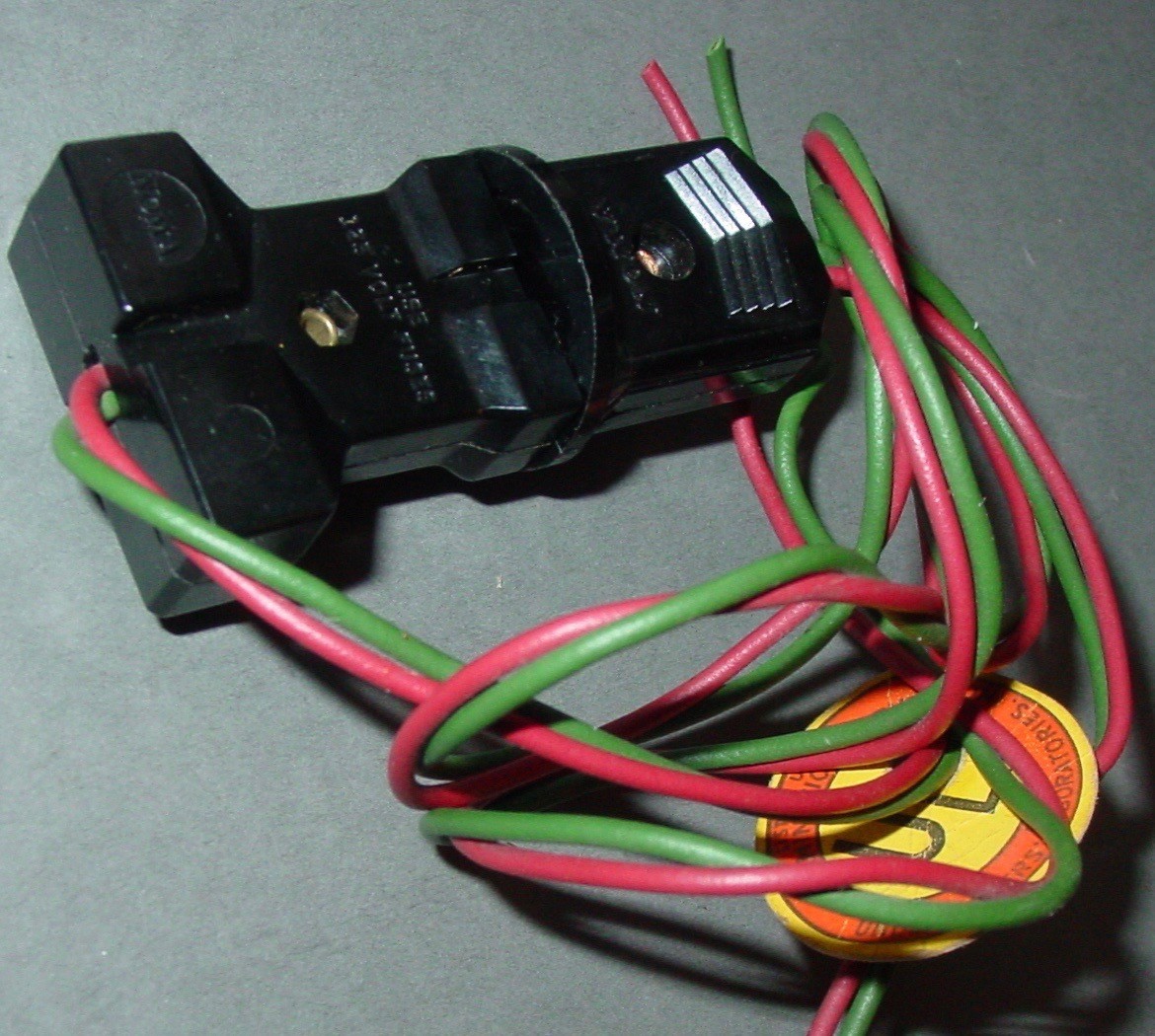 Vintage Noma Christmas String Light Fused Safety Plug Replacement Parts ONLY