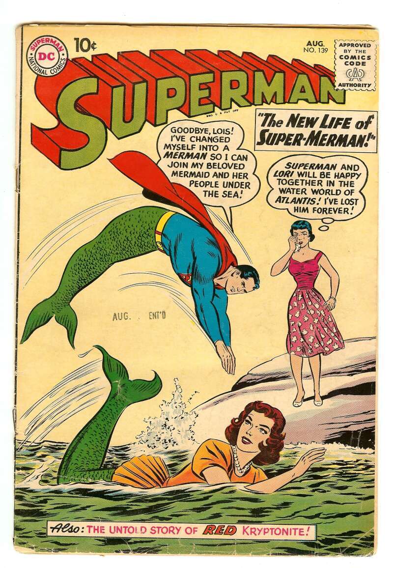 SUPERMAN #139 2.5 // CURT SWAN & STAN KAYE COVER 1960 DC COMICS