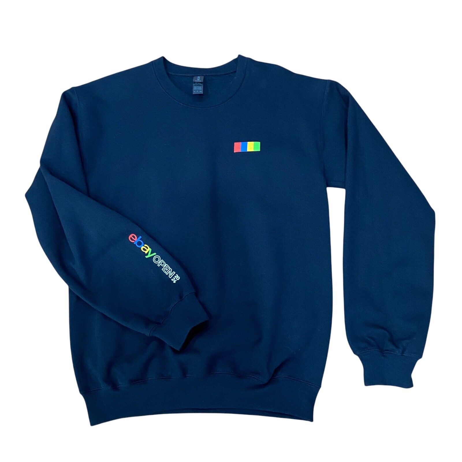 eBay Open 2024 Gildan Soft Style Midweight Black SWEATSHIRT Size Small NEW Swag