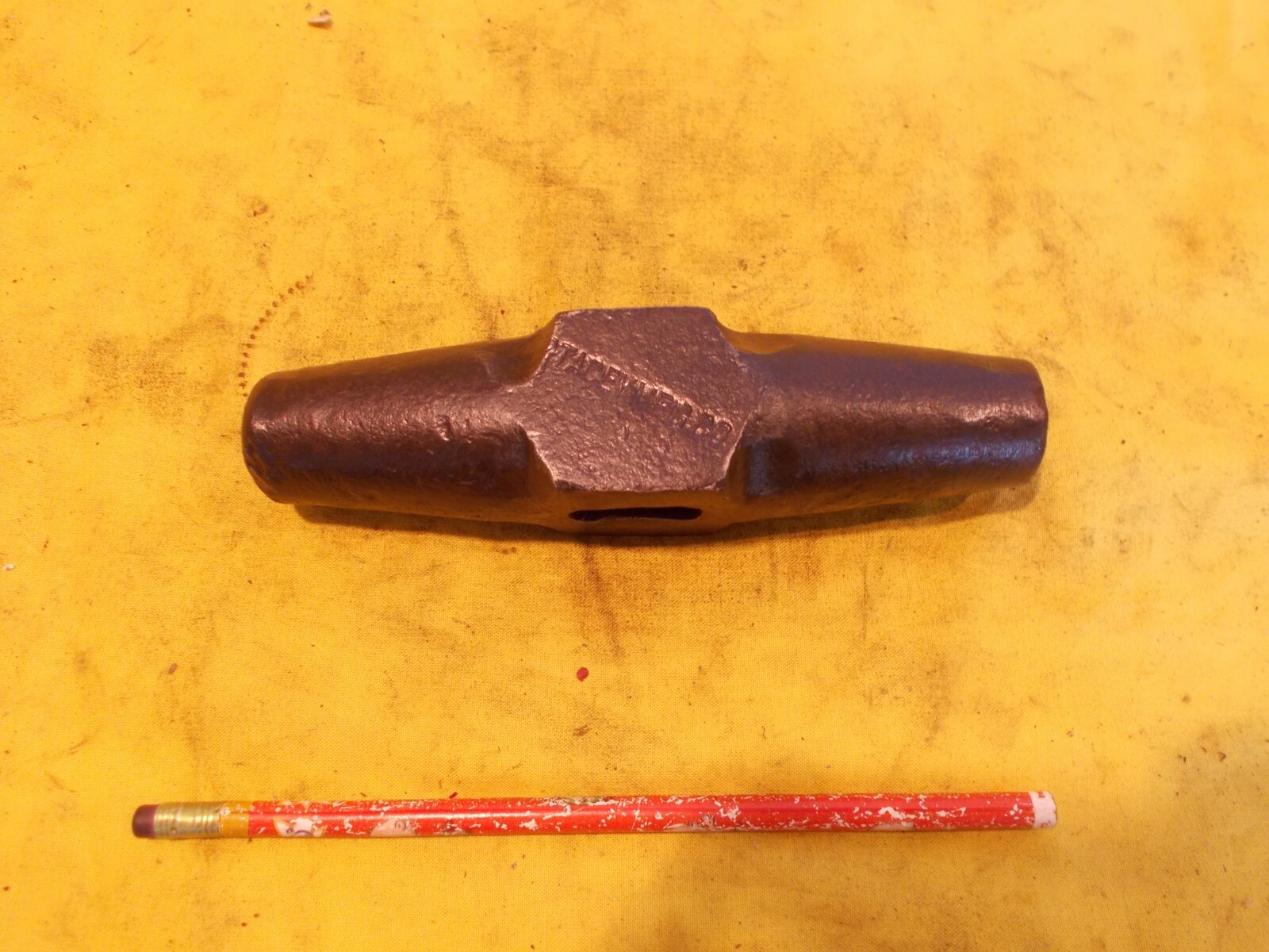 VINTAGE STACEY MFG BLACKSMITH HAMMER 2.8 lbs forge work tool spike maul rivet