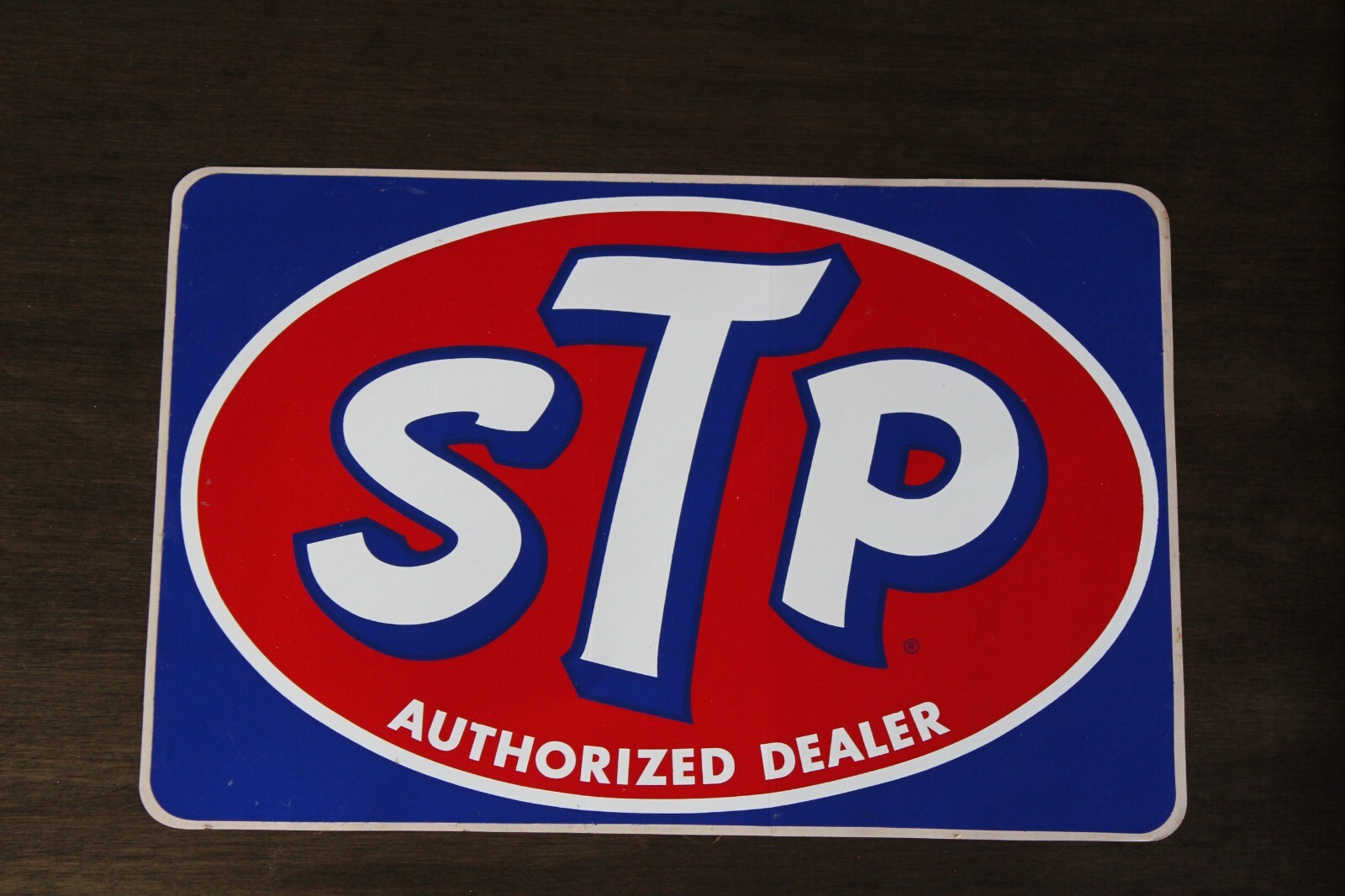 1966 STP AUTHORIZED DEALER VINTAGE ORIGINAL NOS STICKER DECAL RACING OIL 12-1/2″