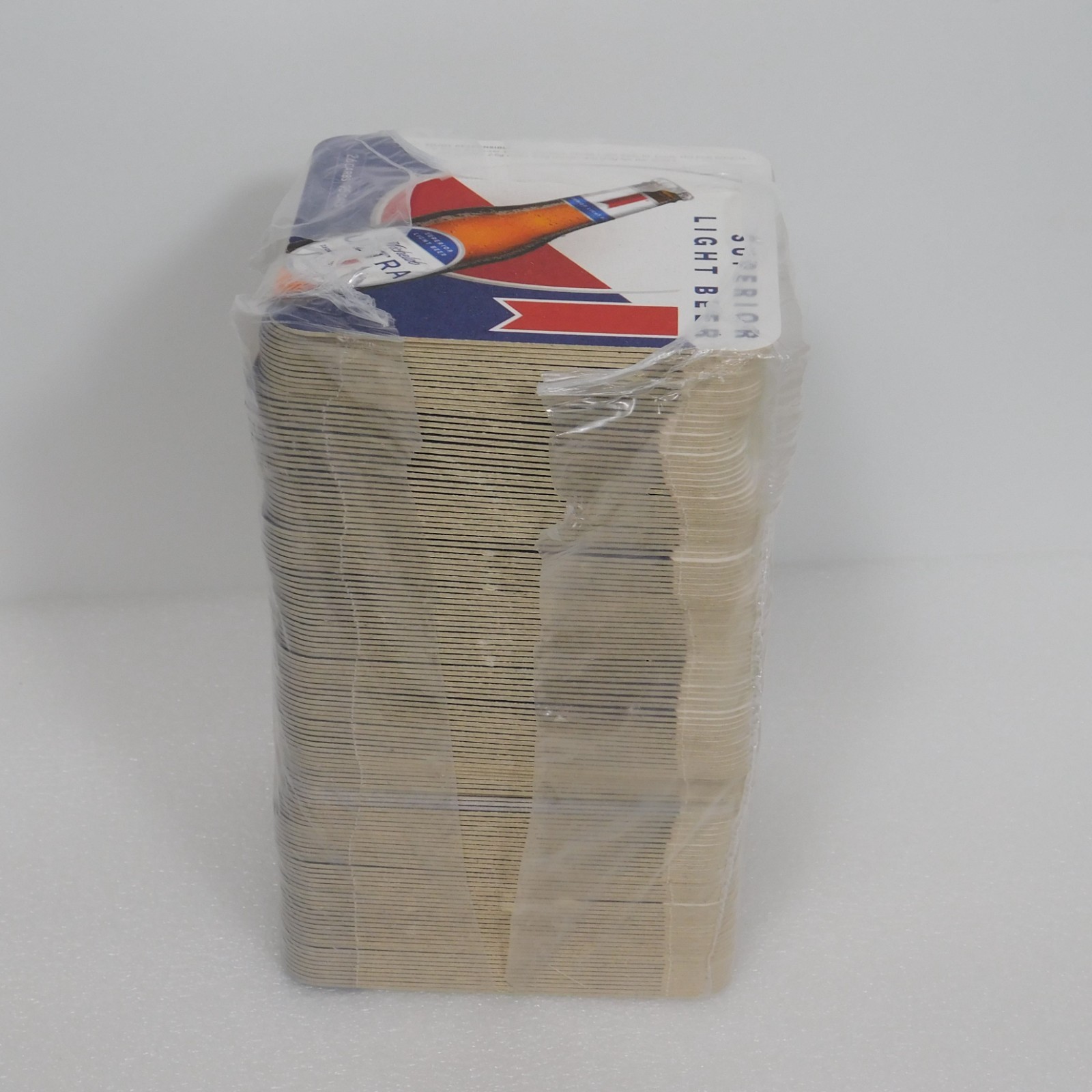 Michelob Ultra Light Beer Mats Square Cardboard Drink Coasters 125 Pieces NOS