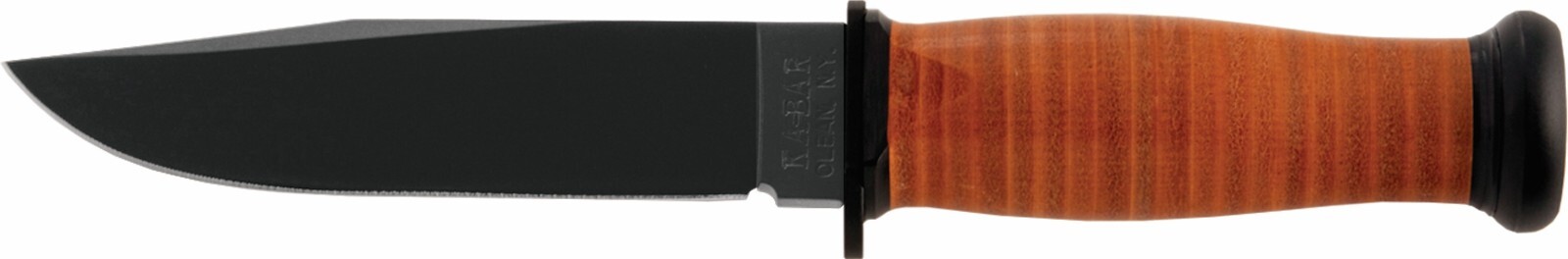 KA-BAR 2225 US NAVY MARK 1 Leather Hndl & Sheath Straight Edge Fighting Knife