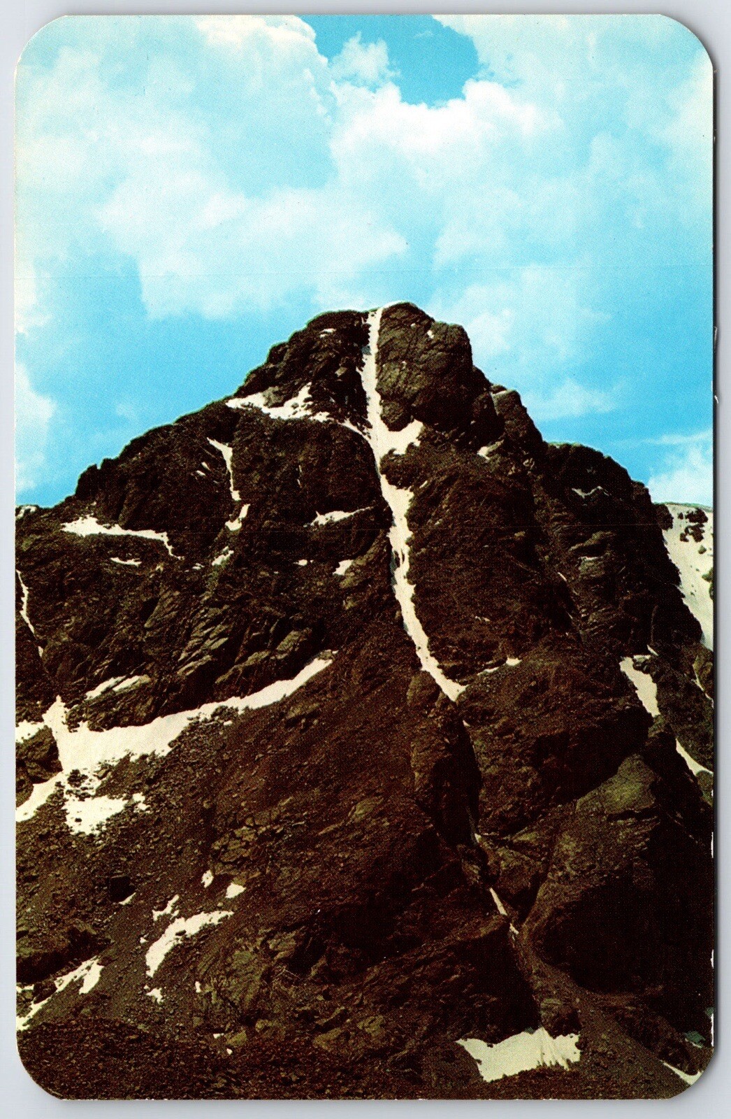 Mt. Of The Holy Cross Near Leadville Colorado Vintage Postcard