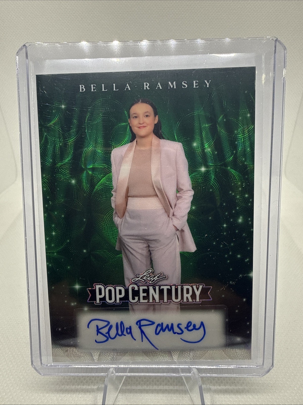 Bella Ramsey Auto 2026 Leaf Pop Century # 1/1 BA-BR1 Game Thrones – End Of Us
