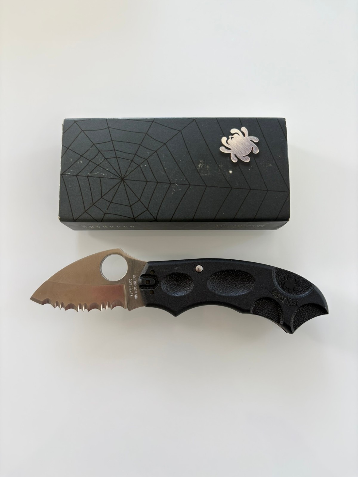 Spyderco MEERKAT Phantom-Lock Serrated Blade C64JSBK