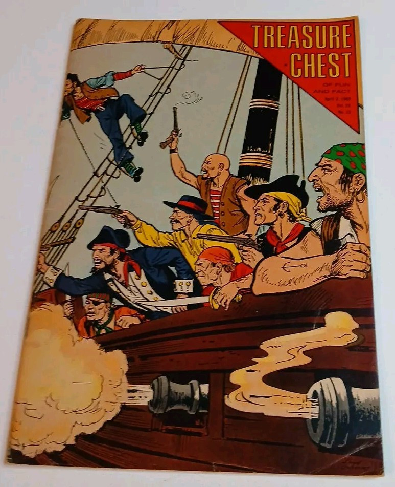 Treasure Chest Of Fun & Fact Comic Book Vol 24 #15 April 3 1969 Vintage