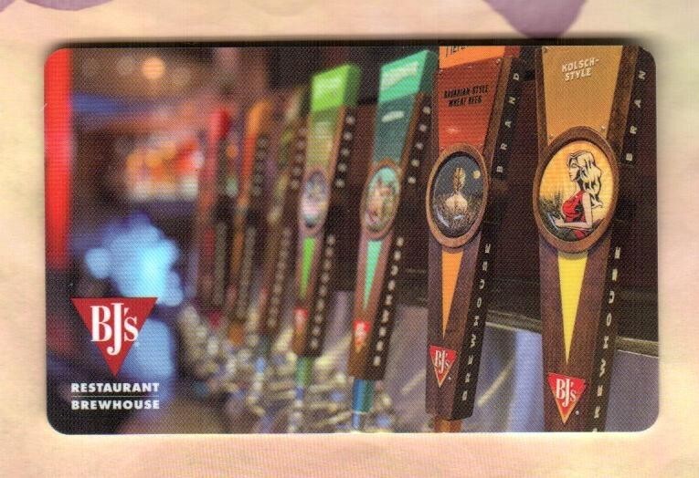 BJ’S RESTAURANT BREWHOUSE Draft Beer Taps ( 2023 ) Gift Card ( $0 )