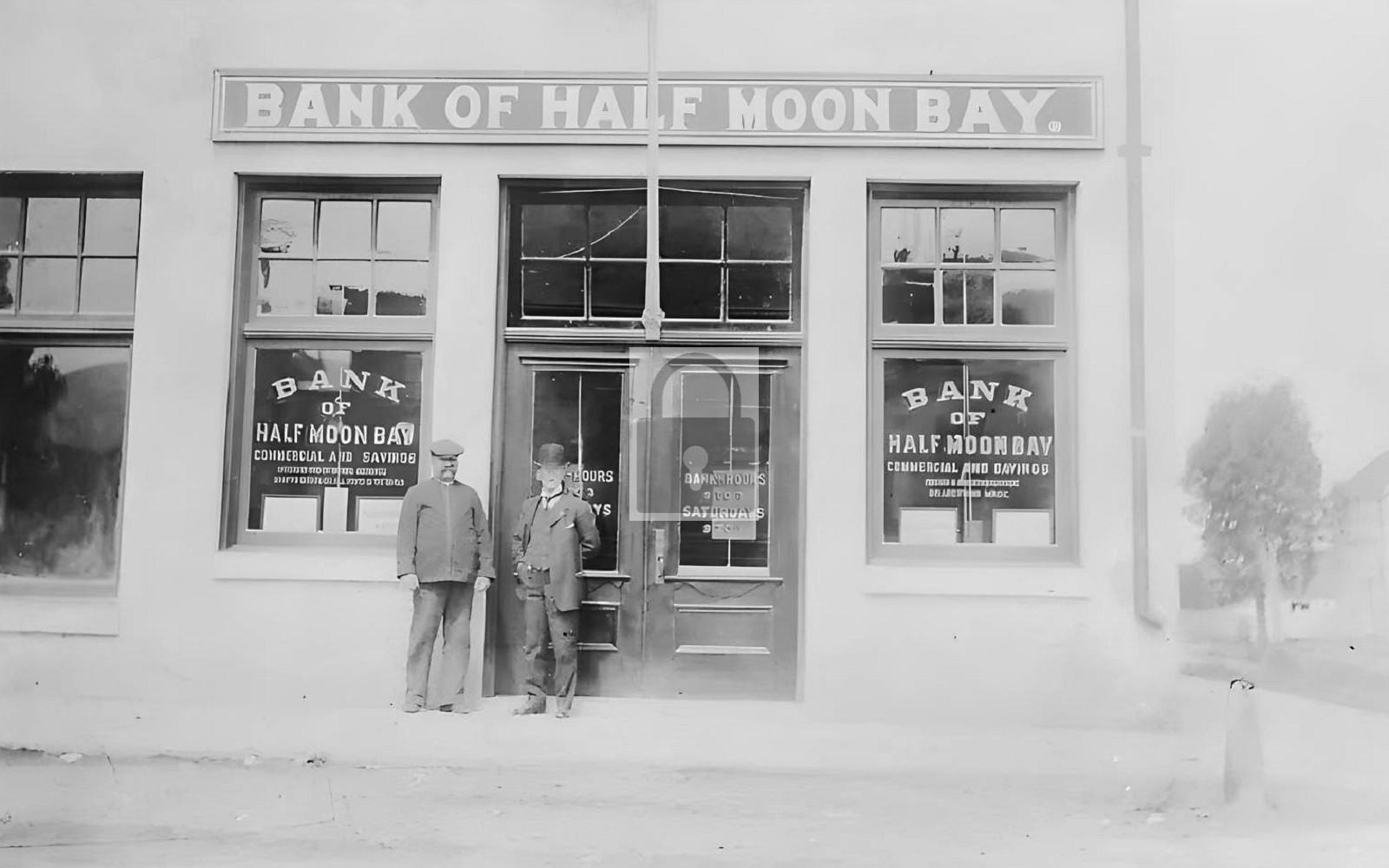 Bank Of Half Moon Bay San Mateo County California CA – Reprint
