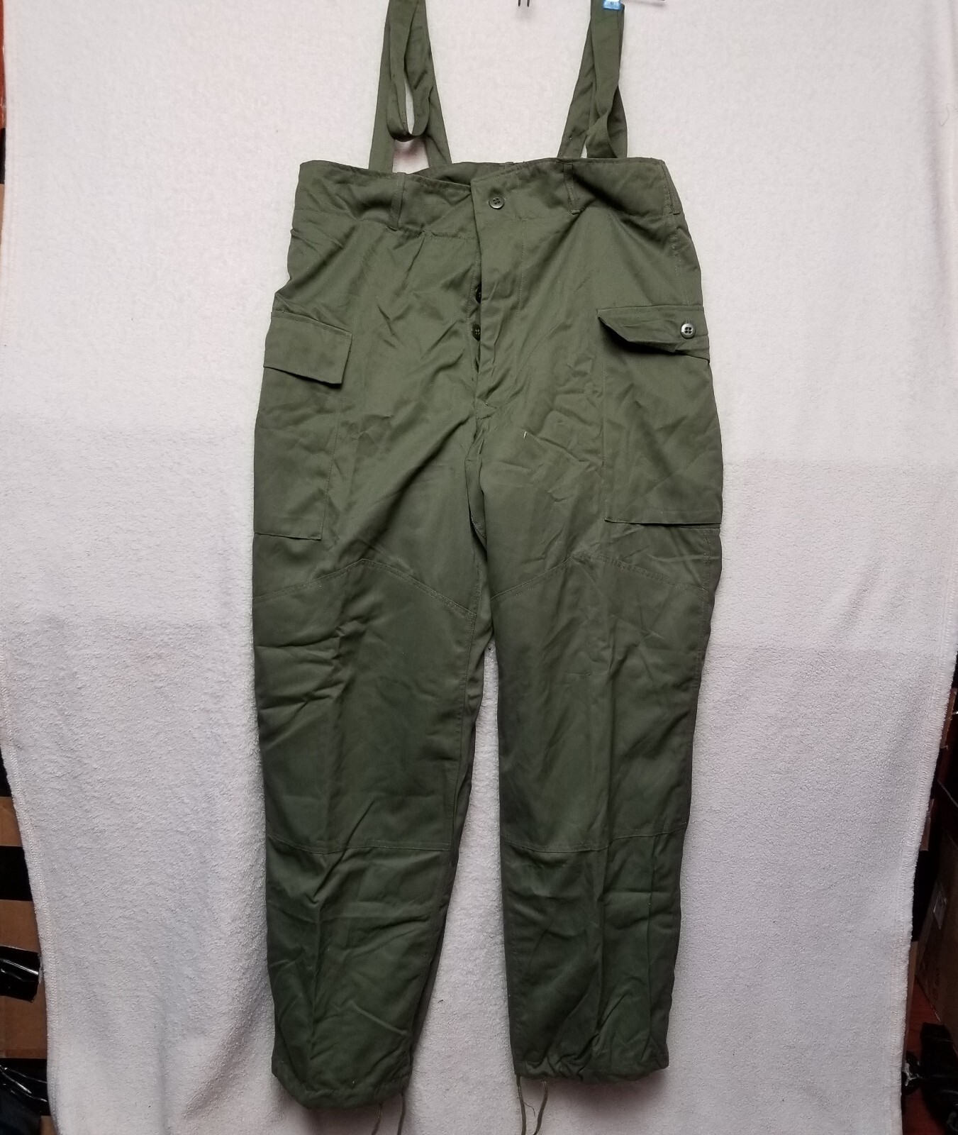 Republic Of Korea Army ROKA Military Issue Green CARGO PANTS Size 35/32