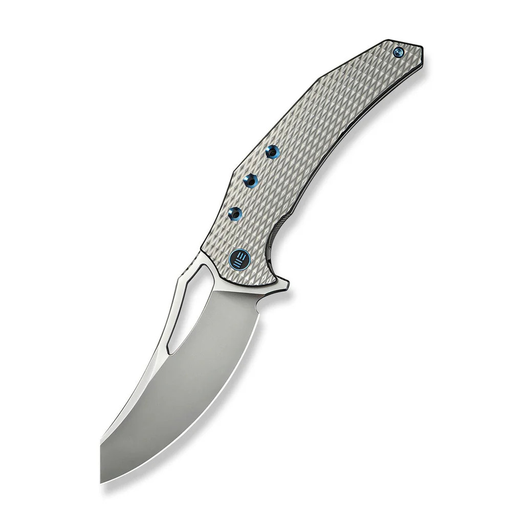 WE Knife Epaulette 24024-3 Bead-blasted Titanium M390 Stainless Steel Knife