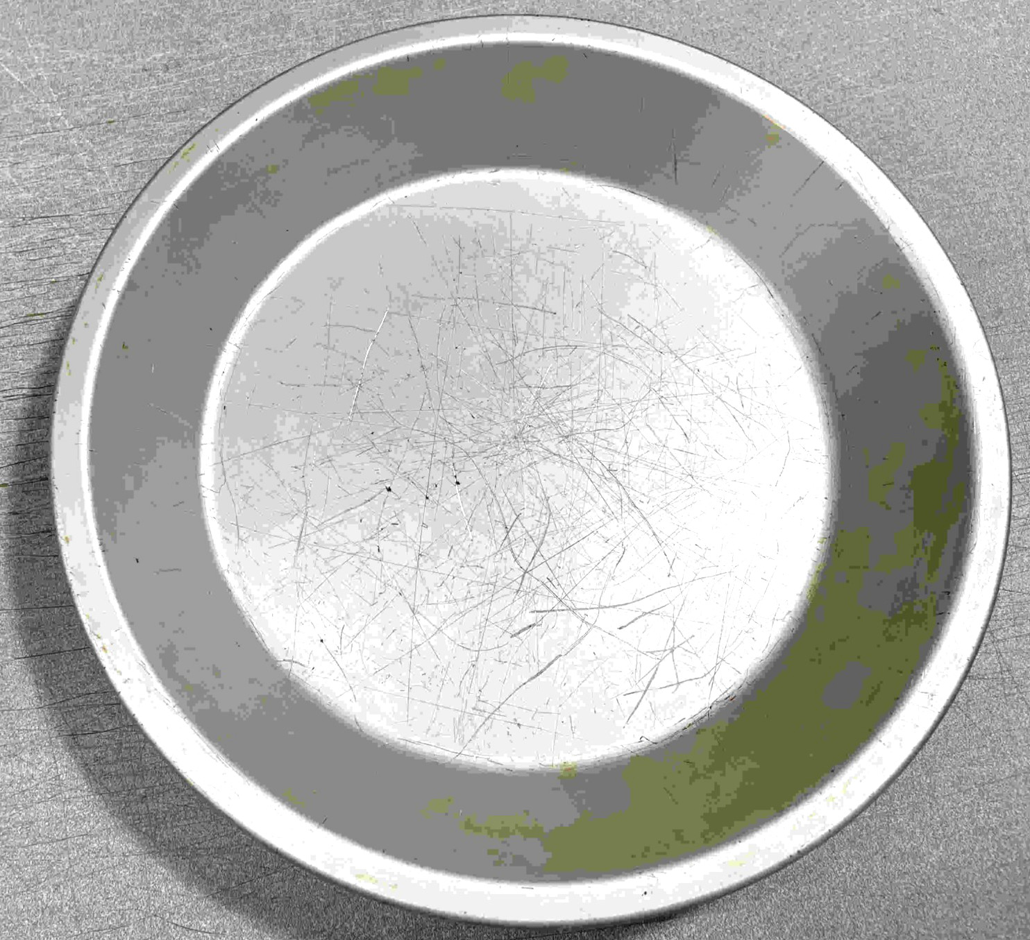 Vintage Pie Pan #009A 9 x 1 1/2 Commercial Aluminum Cookware Company Ohio