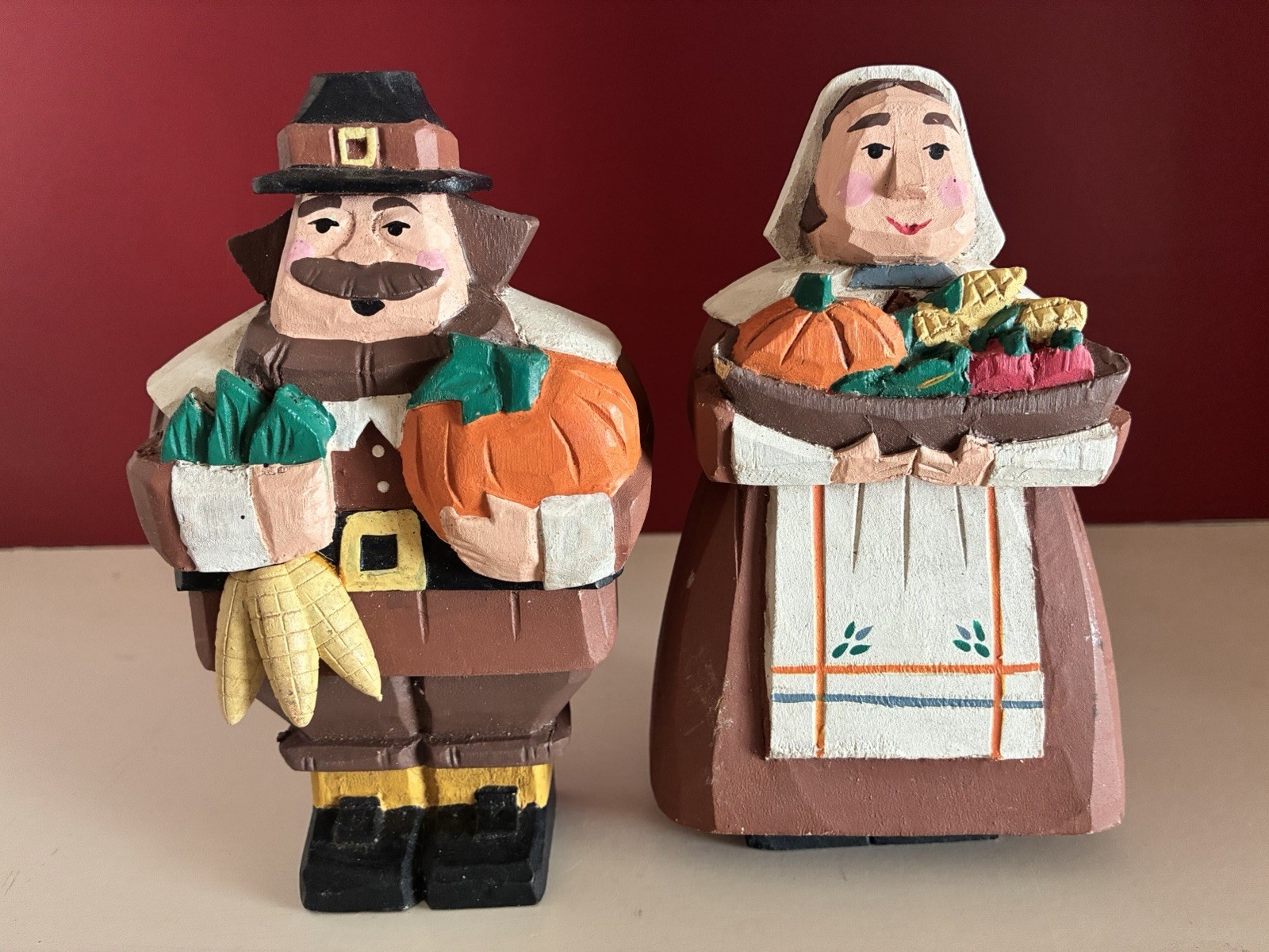 Midwest Of Cannon Falls Complete Thanksgiving Wood Set Blocks Pilgrims Turkey