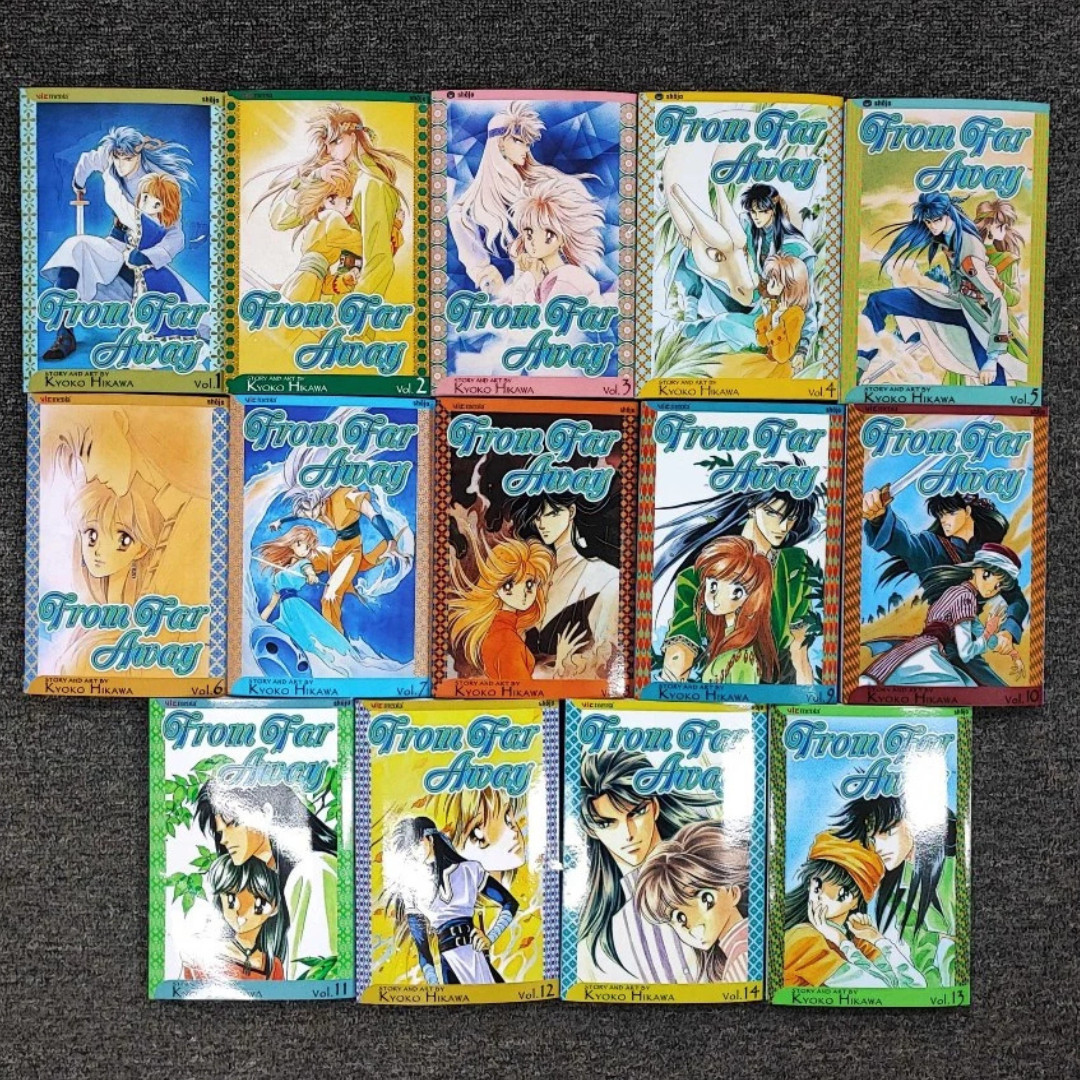 From Far Away Manga New Vol.1-14 Half/Full Set English Comic by Kyoko Hikawa