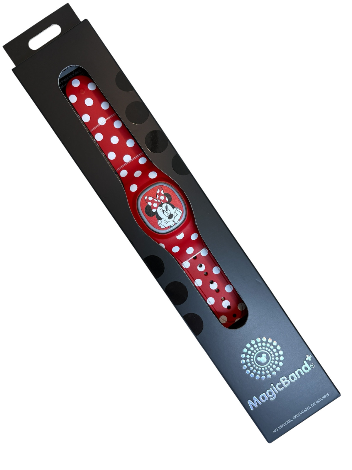 Disney Parks Minnie Mouse Red White Polka Dots Magicband Plus Sealed – NEW