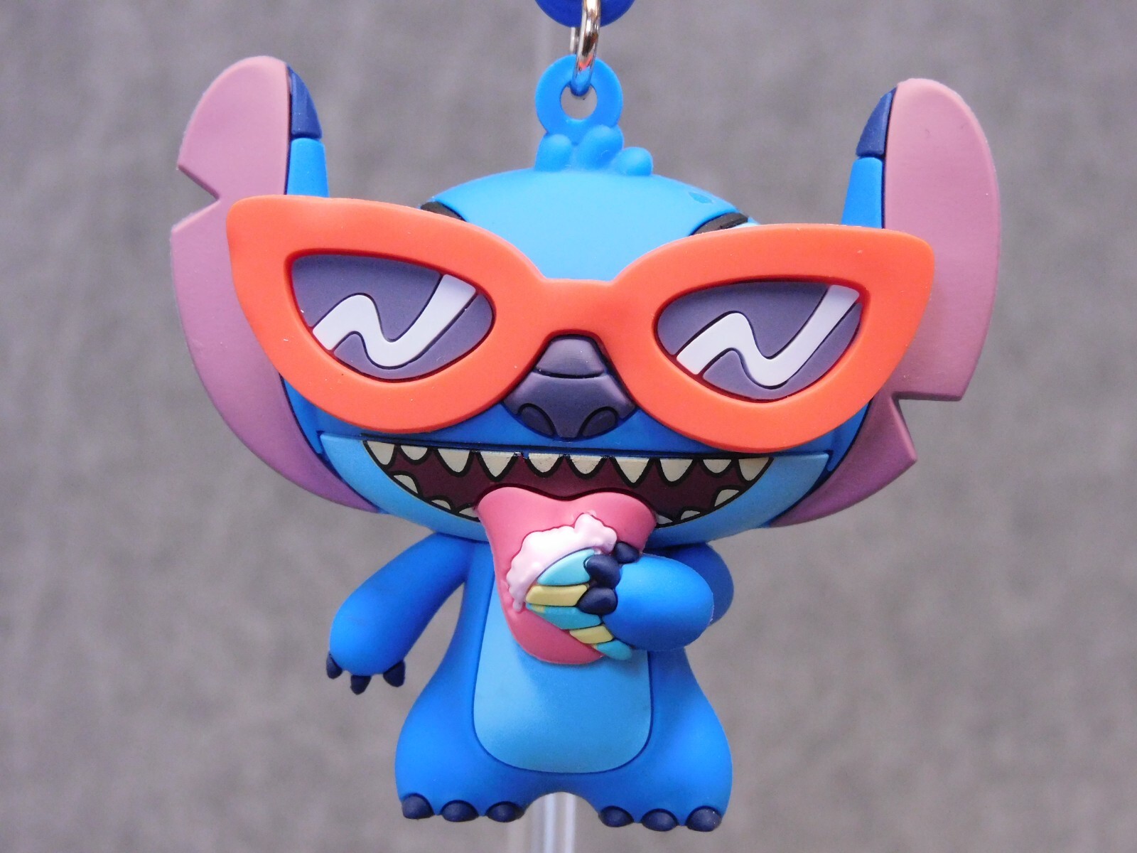 Stitch NEW * Snow Cone Clip * Blind Bag Series 7 Key Chain Monogram