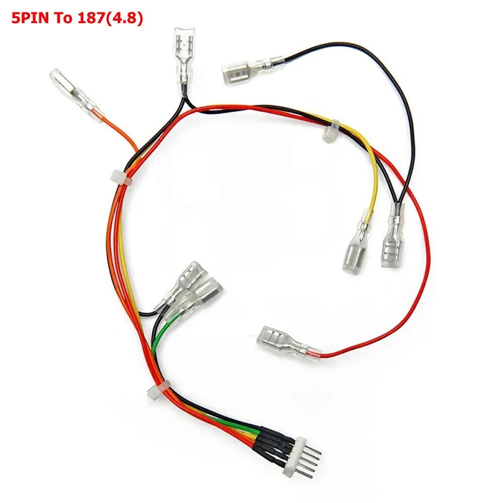 5-Pin to 4.8mm (.187″) Microswitch Terminals 2-Pin 8-Pin Conversion Harness