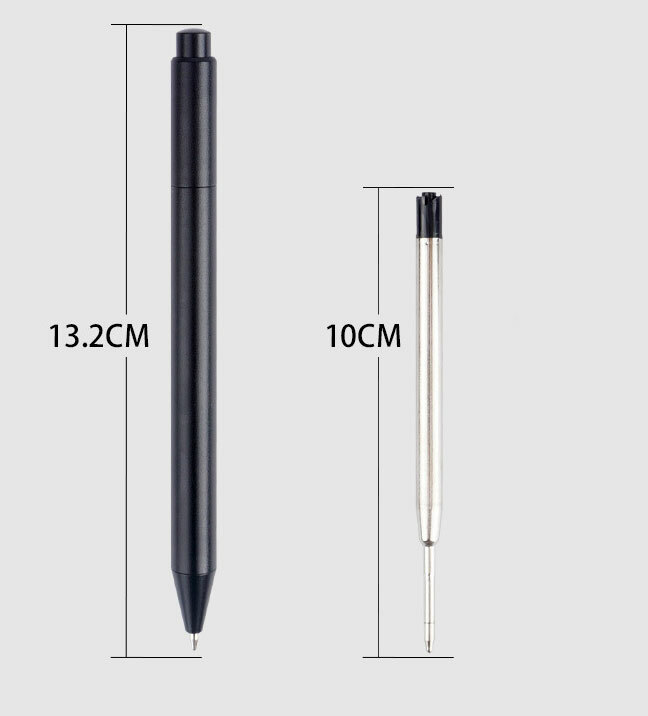 EDC Aluminium Alloy Press Ballpoint Pen Signature Pen Pocket Office Writing Pen