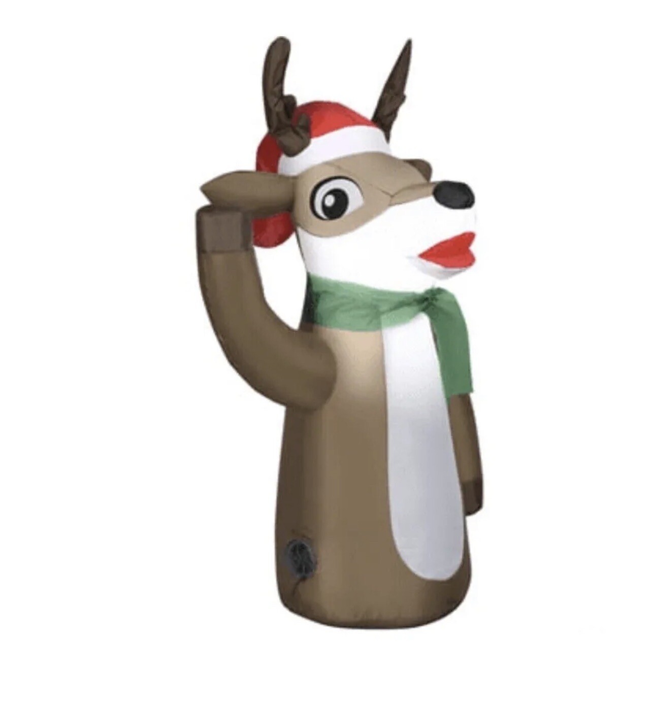 NEW Gemmy Airblown Inflatable Reindeer Car Buddy 3 Ft LED Light Christmas