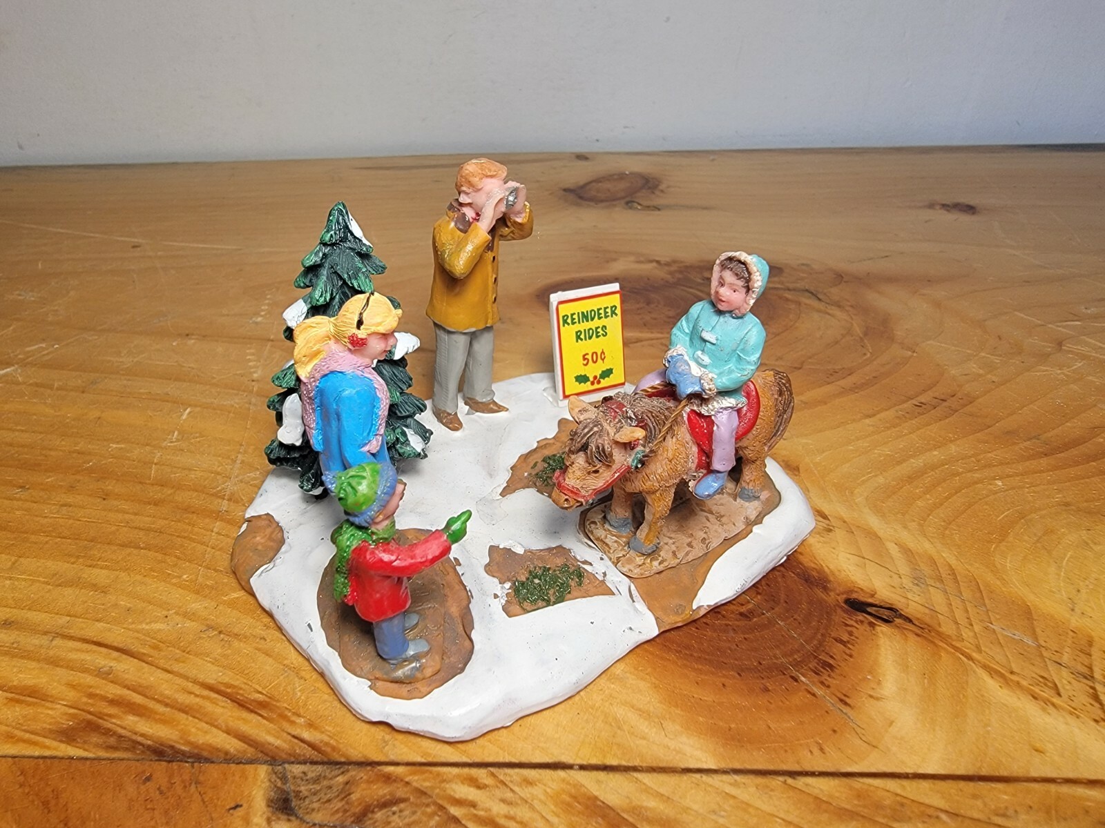 2008 LEMAX Table Accent “Reindeer Rides” #83689