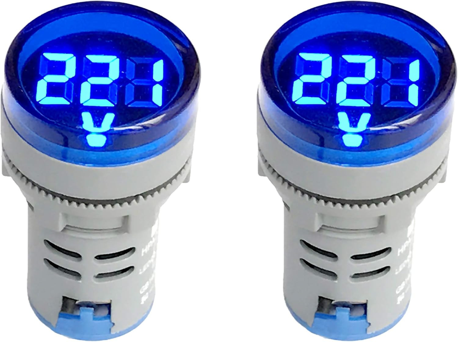 80-500V AC Digital Voltmeter 110V 220V 380V Red Green Yellow Blue White LCD Digi