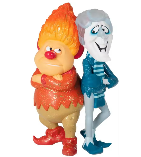 HOT MISER AND COLD MISER FIGURES-A YEAR WITHOUT A SANTA CLAUS-1974-SO CUTE!