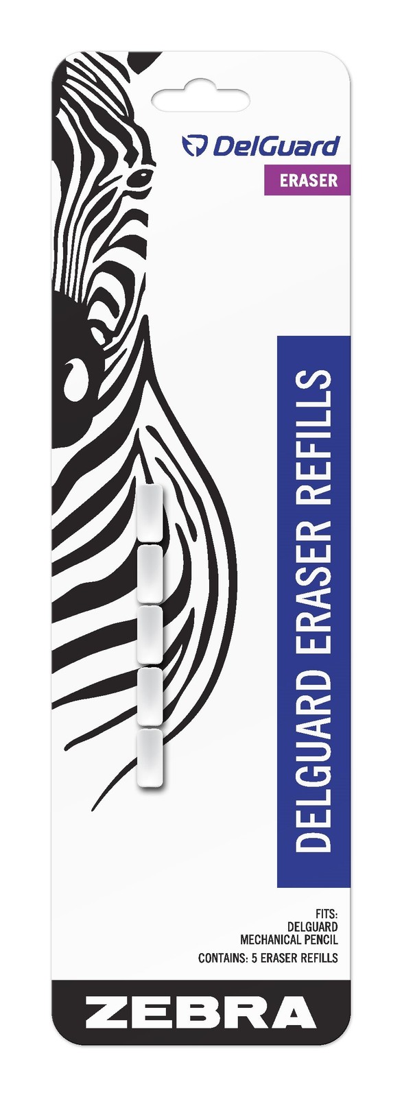 DelGuard Mechanical Pencil Eraser Refills, Compatible with DelGuard Pencils, …